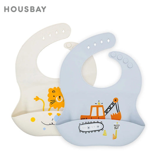 Waterproof Bibs For Kids Feeding