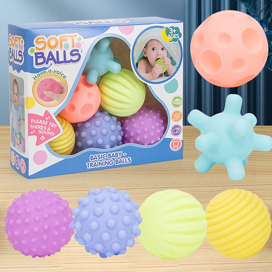 6Pcs Baby Toys Balls