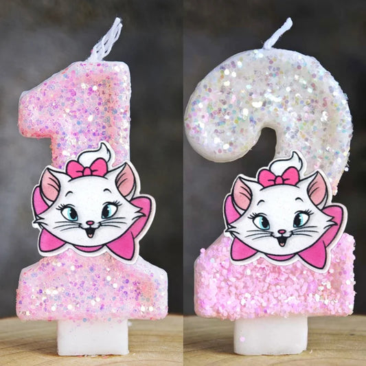 Marie Cat Candle Cartoon