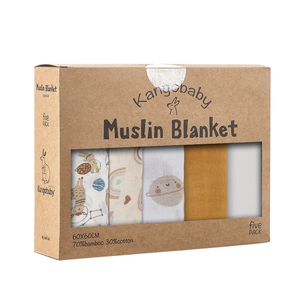 Bamboo Cotton Muslin Blanket