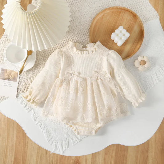 Autumn Lace Gauze Dress