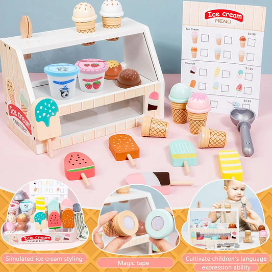 Ice Cream Counter Playset