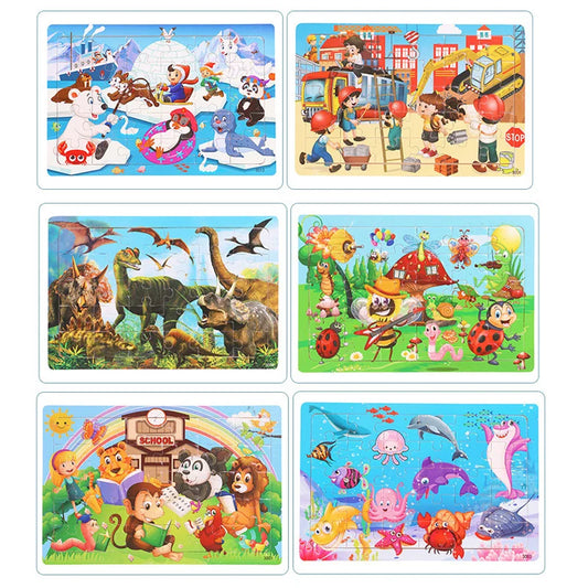 New 30 Pieces Wooden Puzzles