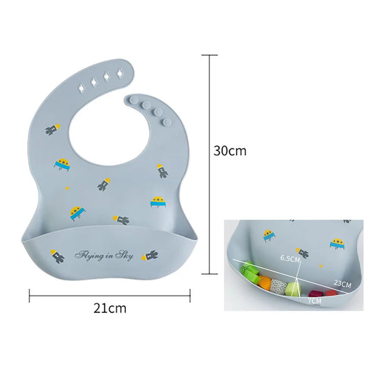 Waterproof Bibs For Kids Feeding