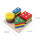 Montessori Toy Wooden Building