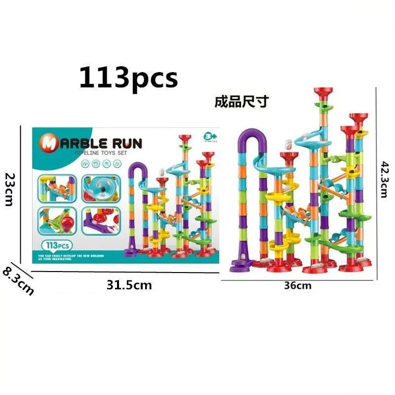 Marble Run Race Track Building