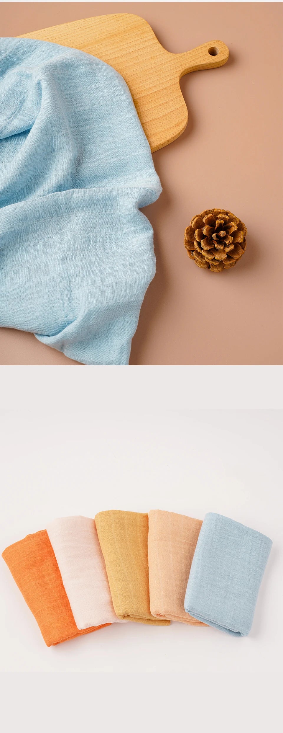Bamboo Cotton Muslin Blanket