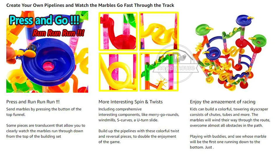 Marble Run Race Track Building