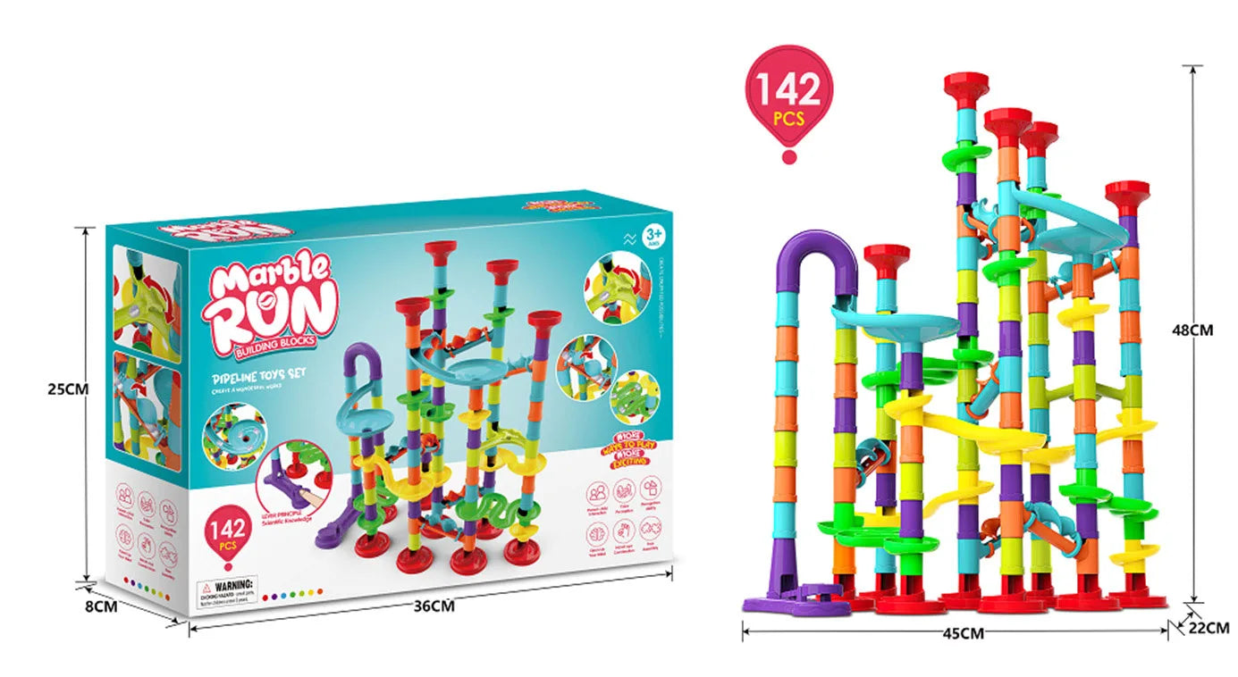 Marble Run Race Track Building