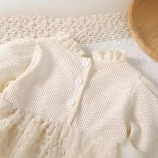 Autumn Lace Gauze Dress