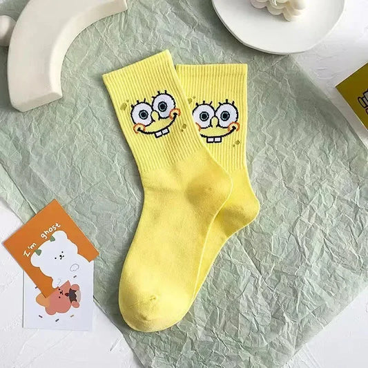 5pair Anime Cotton Socks