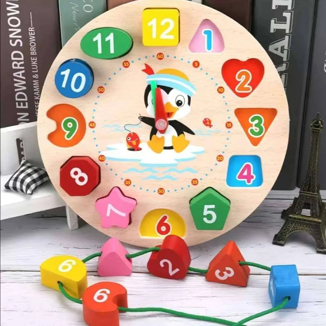 Montessori Toy Wooden Building