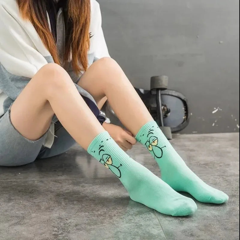 5pair Anime Cotton Socks