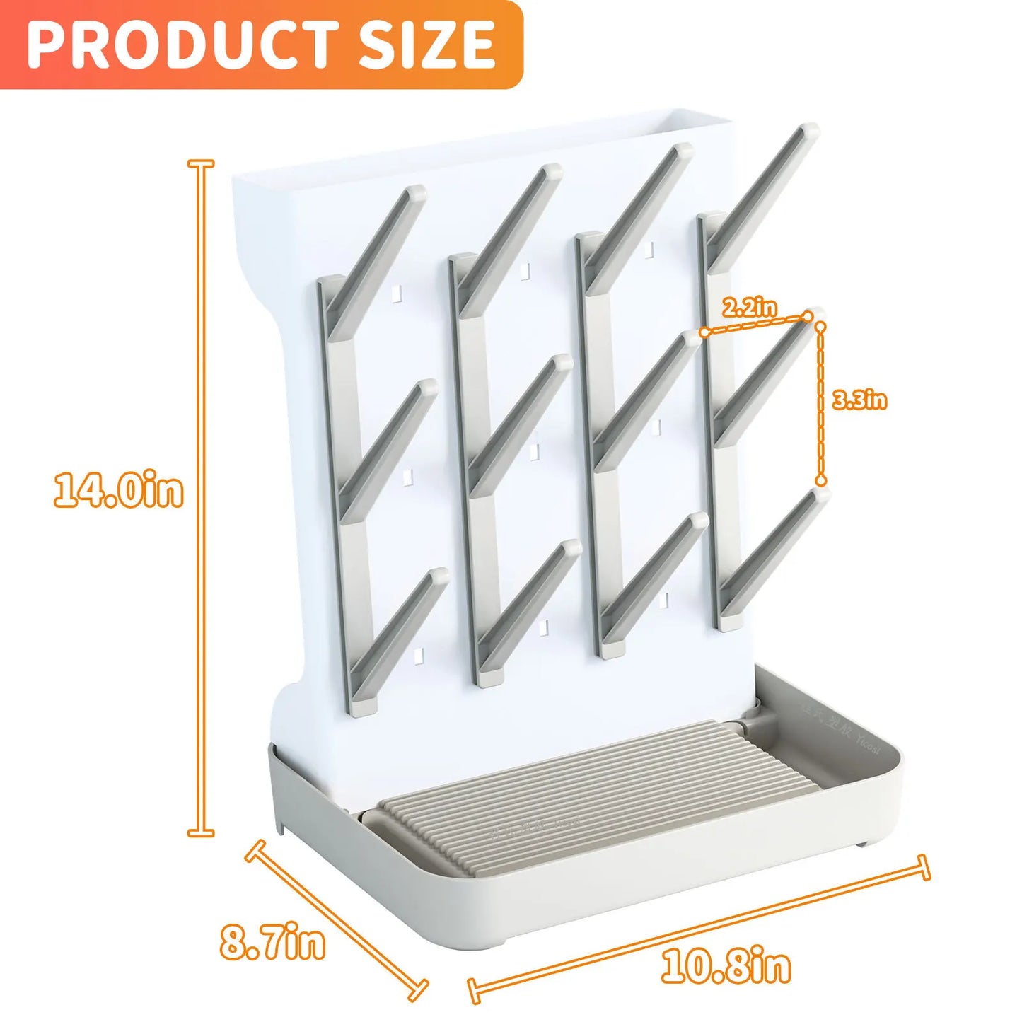 Baby Bottle Drying Rack Vertical Bottle