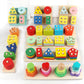 Montessori Toy Wooden Building