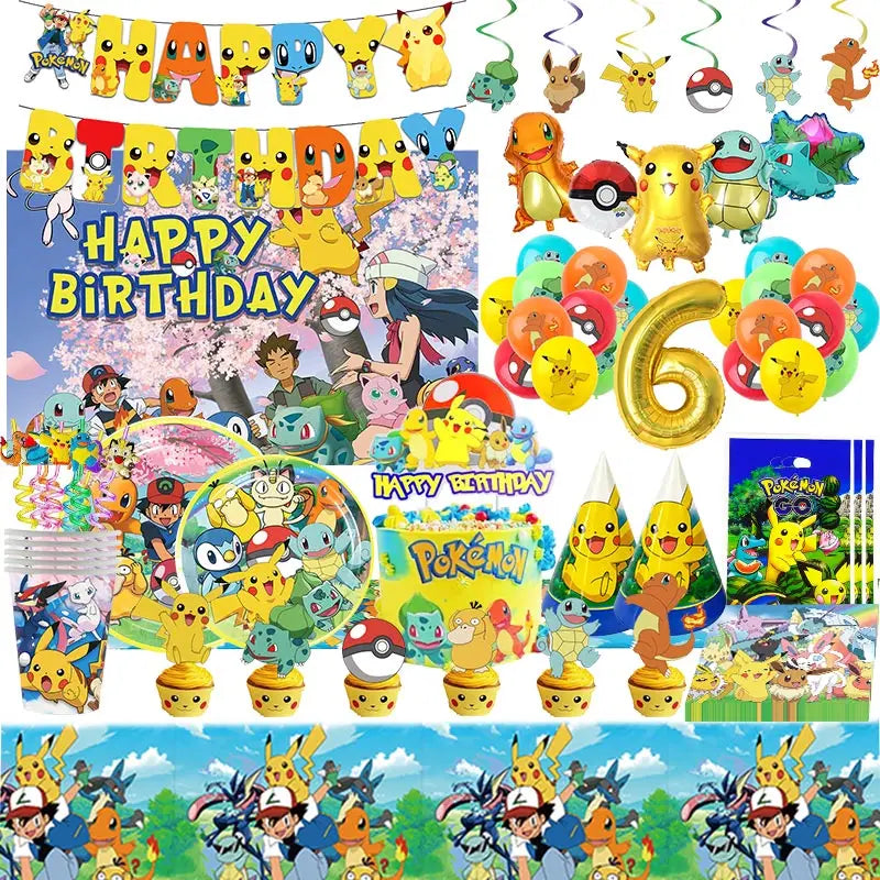 Pokemon Theme Birthday Party