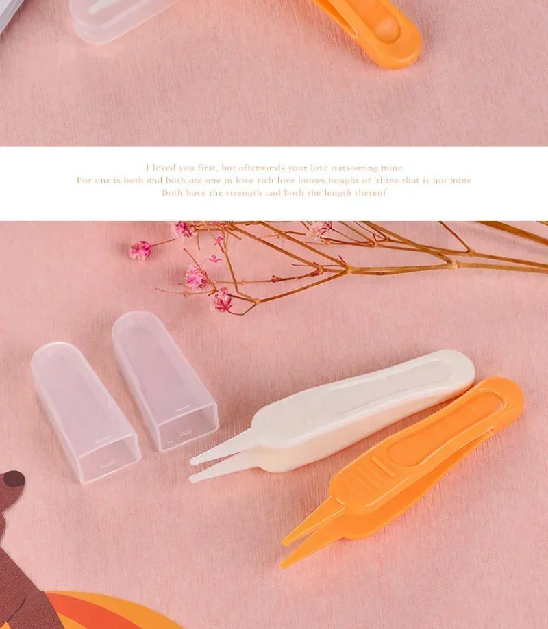 Tweezers Cleaning Forceps Baby Safety