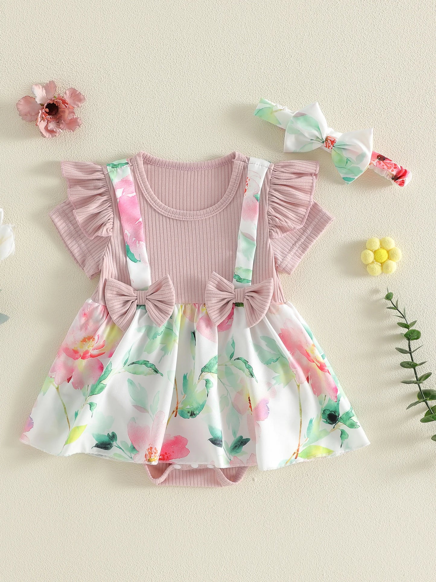 Baby Girl Summer Outfit Floral
