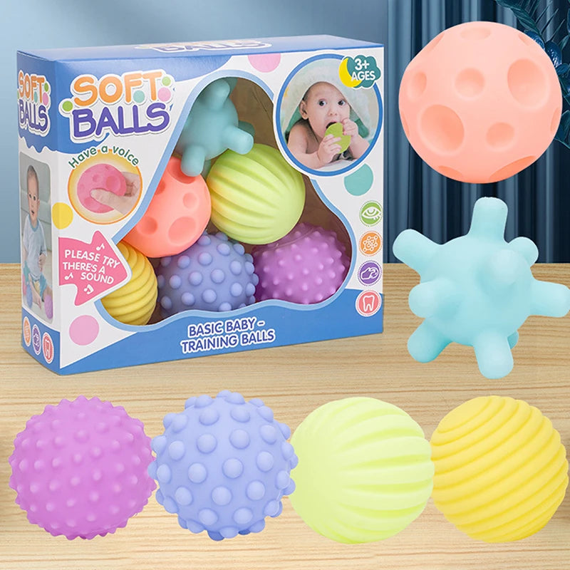 6Pcs Baby Toys Balls