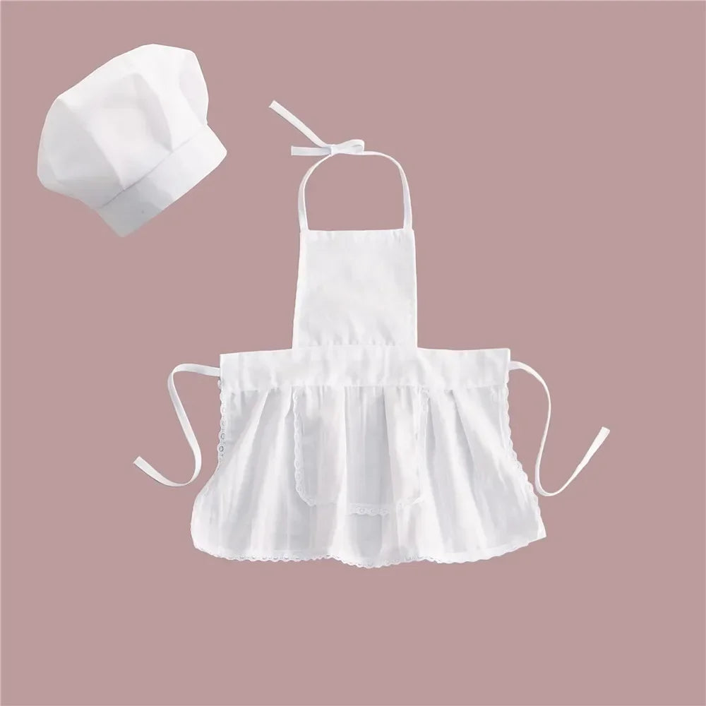 Baby Chef Apron Hat for Kids