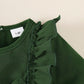 Baby girl Autumn Dress Ruffled Edges