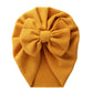 Solid Textured Ribbed Turban Baby