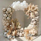 Beige White Balloons Garland