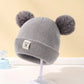 Solid Color Wool Knitted Bonnet