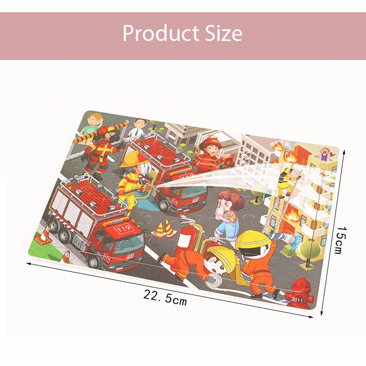 New 30 Pieces Wooden Puzzles