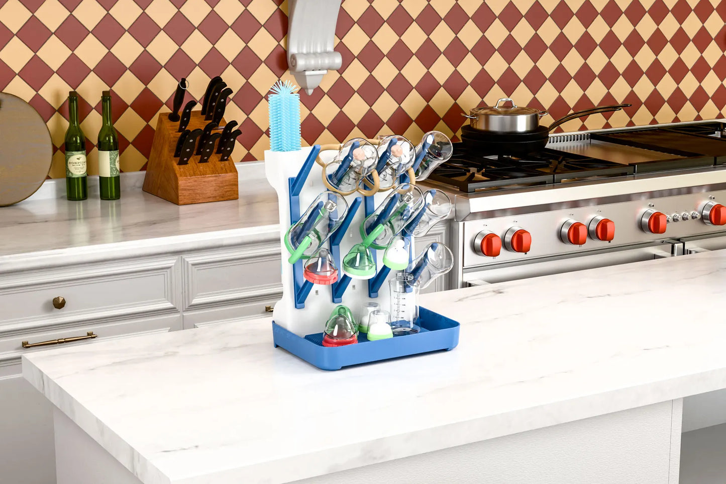 Baby Bottle Drying Rack Vertical Bottle