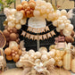 Beige White Balloons Garland