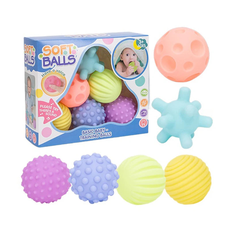 6Pcs Baby Toys Balls