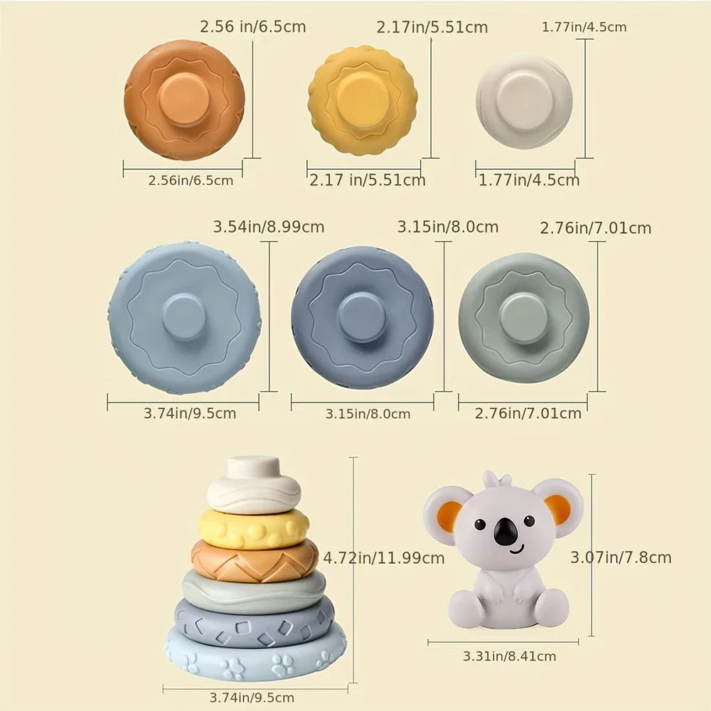 Baby Silicone Building Blocks