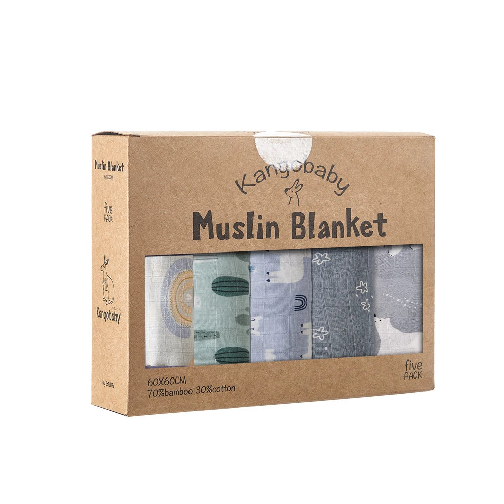 Bamboo Cotton Muslin Blanket