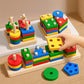 Montessori Toy Wooden Building
