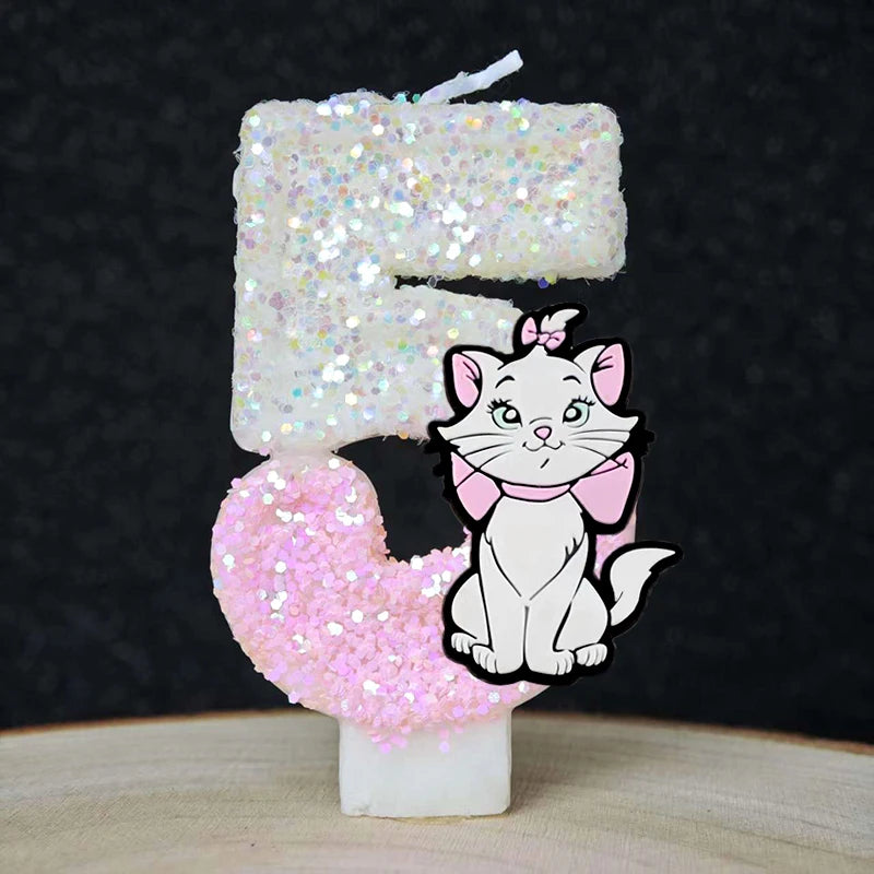 Marie Cat Candle Cartoon
