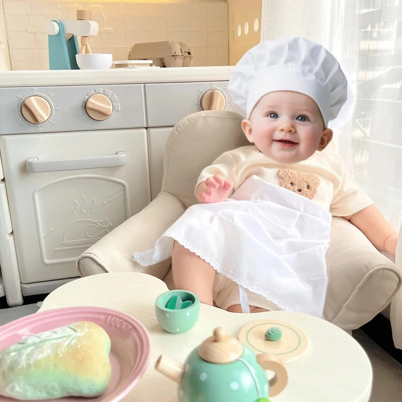 Baby Chef Apron Hat for Kids