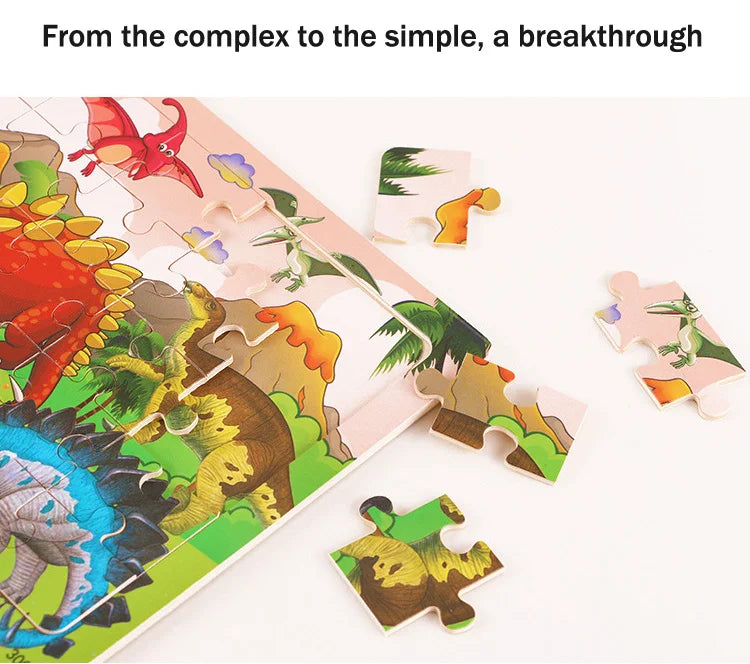 New 30 Pieces Wooden Puzzles