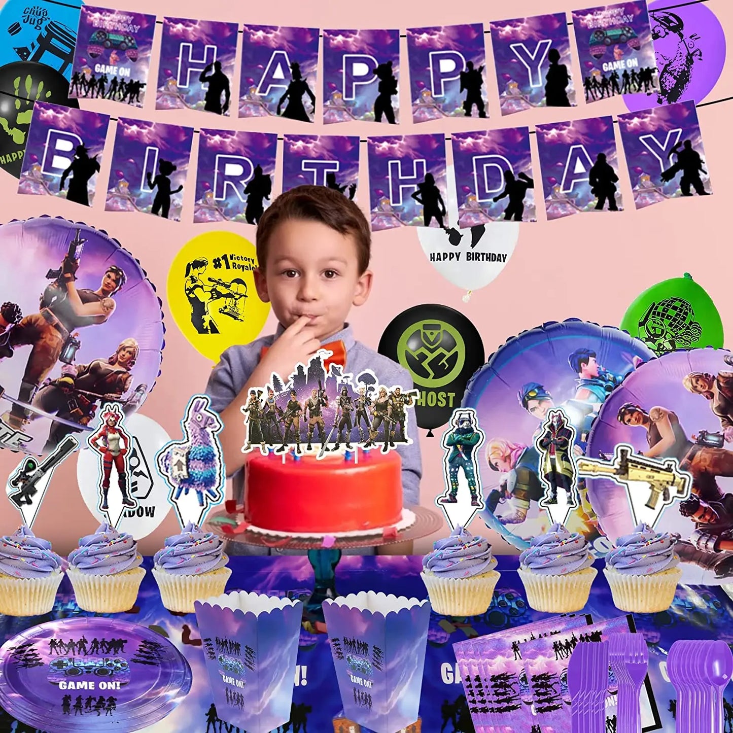 Video Game Fortnitions Birthday