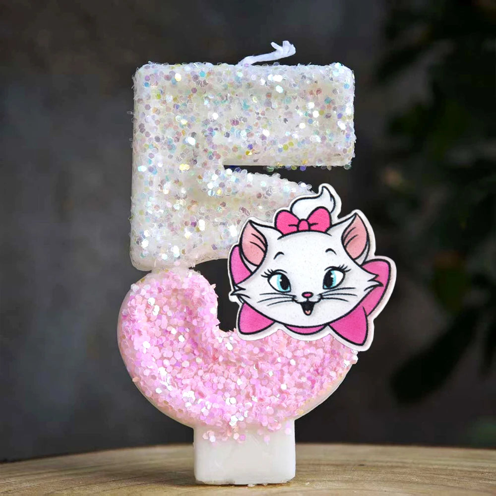 Marie Cat Candle Cartoon