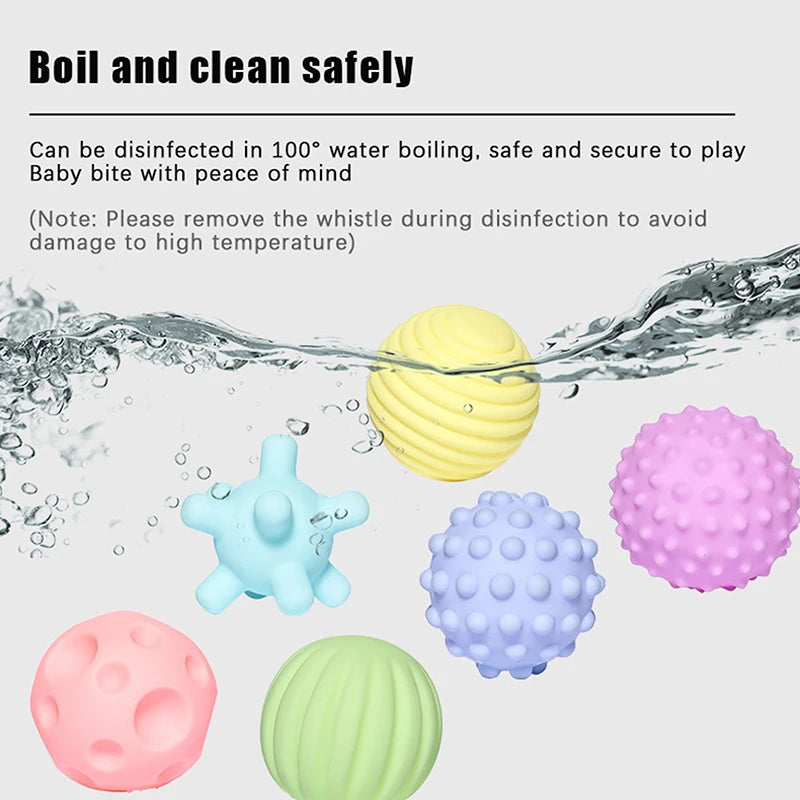 6Pcs Baby Toys Balls