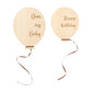 Baby Balloon Milestone Number