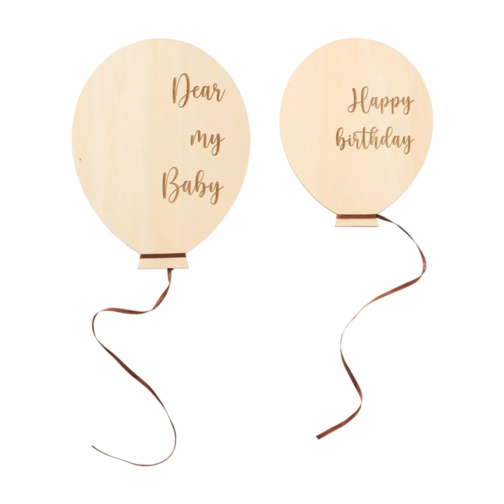 Baby Balloon Milestone Number