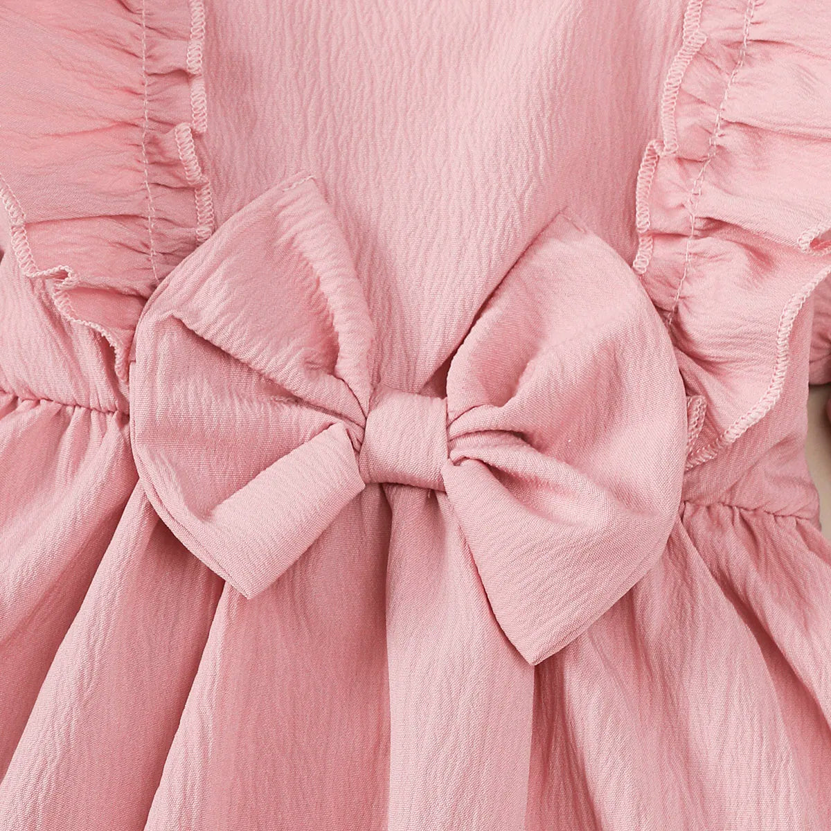 Baby girl Autumn Dress Ruffled Edges