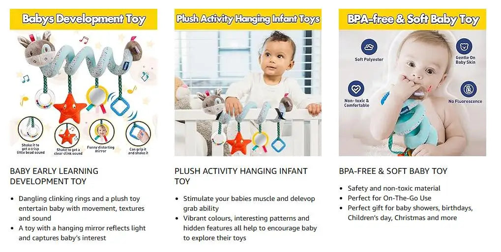 Baby Car Seat Toys Activity