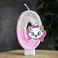Marie Cat Candle Cartoon