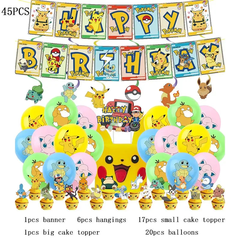 Pokemon Theme Birthday Party