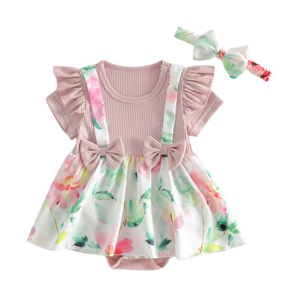 Baby Girl Summer Outfit Floral