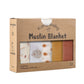 Bamboo Cotton Muslin Blanket
