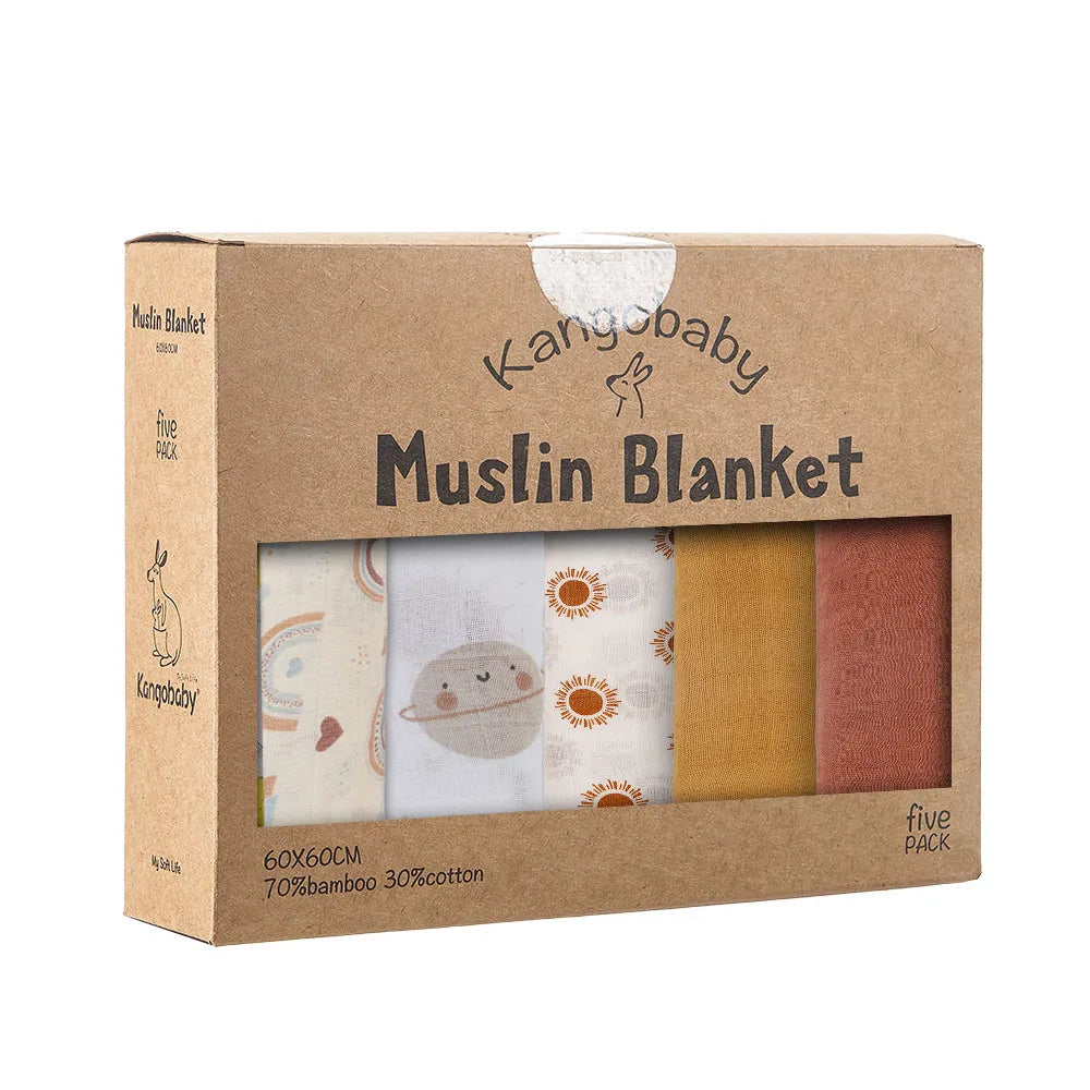 Bamboo Cotton Muslin Blanket